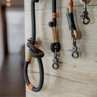 Hondenriem Trixie Be Nordic Zwart Zand S/M - thumbnail