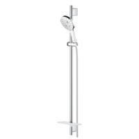 GROHE Rainshower SmartActive 130 Glijstangset - 90 cm - ronde handdouche - 3 straalsoorten - gladde handdouche - met zeepschaal - chroom 26548000 - thumbnail