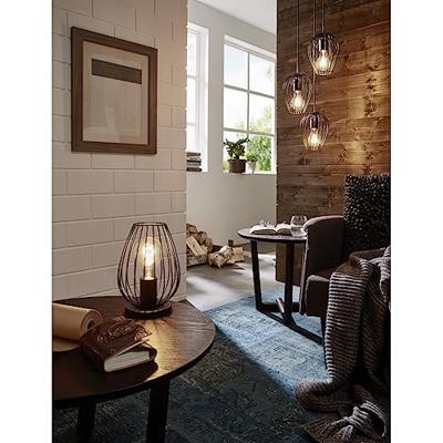 Eglo Vintage hanglampNewtown Disk 3-lichts 38cm zwart - 49479