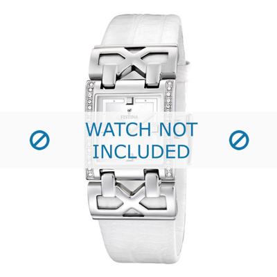 Horlogeband Festina F16465-1 / F16465-4 Leder Wit 23mm Horlogeband Festina F16465-1 / F16465-4 Leder Wit 23mm