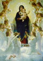 William Bouguereau - The Virgin with Angels Puzzel 1000 Stukjes - thumbnail
