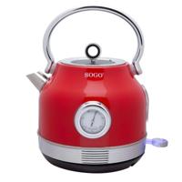 SOGO Human Technology Waterkoker Snoerloos, Oververhittingsbeveiliging, CoolTouch-behuizing Aantal/Volume: 1.8 l Rood (metallic) - thumbnail