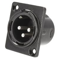 Devine 11573 XLR male chassis connector - thumbnail