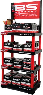 BS-BATTERY verkoopdisplay sales shelf