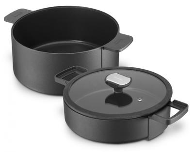 B.Double kook- en braadpan Ø 24 cm set van 2 stuks