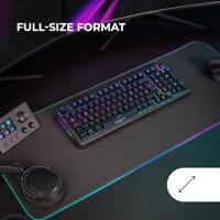 Gaming Keyboard Mars Gaming MKPROYES Zwart Qwerty Spaans - thumbnail