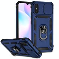 Voor Xiaomi Redmi 9A glijdende cockshield houder telefoonhoes - thumbnail