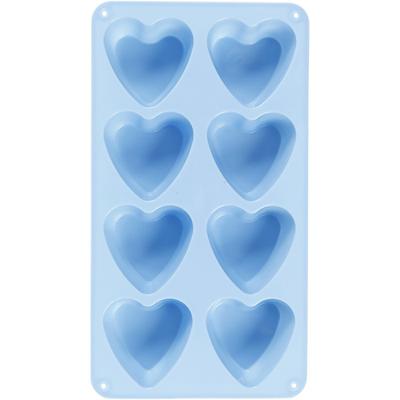 Creativ Company Siliconen vormen, harten, h: 3,5 cm, l: 7 cm, b: 6 cm, 100 ml, 1 stuk