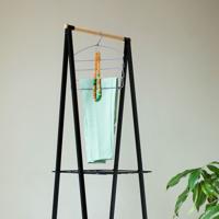 Brabantia soft touch broekenhanger black/white - thumbnail