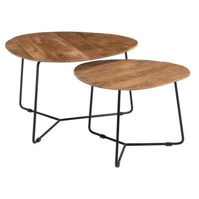 Bijzettafel Indi set van 2 Bijzettafel Indi set van 2