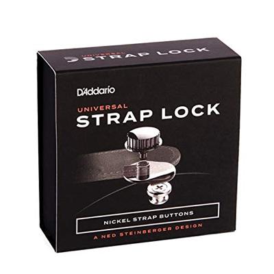 D&apos;Addario PW-SLS-02 universal strap lock system nikkelkleurig