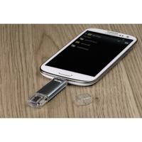 Hama FlashPen Laeta Twin USB-stick smartphone/tablet Grijs 16 GB USB-A 2.0, Micro-USB 2.0 - thumbnail