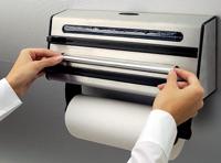 Emsa Contura Keukenrolhouder 3-delig RVS - thumbnail