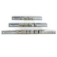 Koolstofstaal 8 socket rack opslag Divider Rail lade houder haken plank staan tool organisator socket socket moersleutel opslag (190mm) - thumbnail