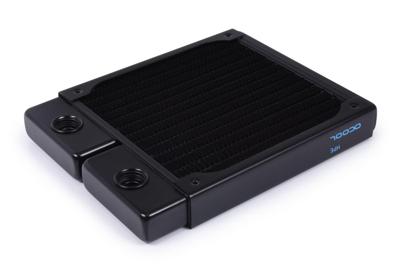 Alphacool nexxxos st20 hpe full copper 120 mm radiator (zwart)