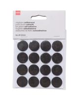 HEMA 16-pak zelfklevende viltglijders (bruin) - thumbnail