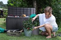 Keter Sherwood Opbergbox - 270L - 117x45x58cm - Antraciet - thumbnail