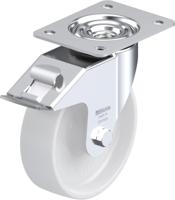 Blickle LE-PO 160R-FI Zwenkwiel met rem Wieldiameter: 160 mm Draagvermogen (max.): 300 kg 1 stuk(s) - thumbnail