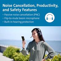 Kensington Bluetooth Headset H3000, over-ear, zwart - thumbnail