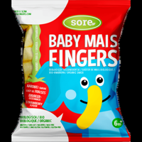 Sore Baby Mais Fingers Aardbei Smaak 6m+ 35 g bij Jumbo - thumbnail