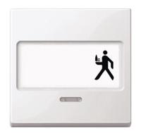 Merten 434719 Wisselschakelaar Afdekking System M Polar-wit 1 stuk(s) - thumbnail