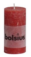 Bolsius Rustiek Stompkaars 100/50 Rood (1st) - thumbnail