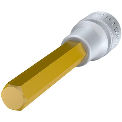 HAZET Dopsleutelbit 986L-11 · 1/2 inch (12,5 mm) vierkant hol · Binnen-zeskant-profiel · SW 11 mm HAZET Dopsleutelbit 986L-11 · 1/2 inch (12,5 mm) vierkant hol · Binnen-zeskant-profiel · SW 11 mm