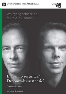 In somno securitas?Droomvak anesthesie? - Markus Hollmann, Wolfgang Schlack - eBook (9789048514656)