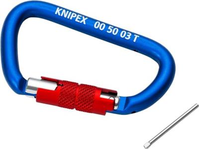 Knipex 00 50 03 T BK Materiaalkarabijnhaak voor gereedschapsbeveiliging Knipex 00 50 03 T BK Materiaalkarabijnhaak voor gereedschapsbeveiliging