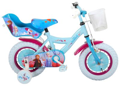 Disney Frozen 2 kinderfiets 12 inch Blauw