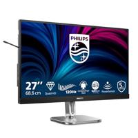 Philips 27B2N4500-27 inch QHD-monitor, luidsprekers, in hoogte verstelbaar, adaptieve synchronisatie (2560 x 1440, 120 Hz, 2 HDMI 2.0-poorten, DisplayPort 1.2, USB-hub) zwart/grijs - thumbnail