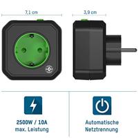 Ansmann 5024063 Stekkerdoos-timer Digitaal Dagprogramma 2500 W IP20 - thumbnail