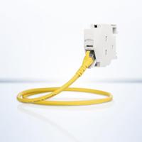 Metz Connect 130B127003-E Netwerkdoos DIN-rails CAT 6A Grijs-wit (RAL 7035) - thumbnail