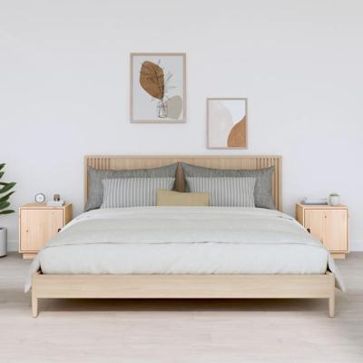 Nachtkastjes 2 st 40x34x45 cm massief grenenhout