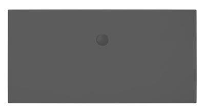 Xenz Flat Zero douchevloer - 180x90x4 - Acryl - ebony 6518-29