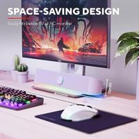Trust GXT 619W Thorne RGB PC-luidsprekers Kabelgebonden 12 W Wit - thumbnail