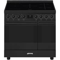 SMEG C92IPN2 Classici Esthetisch Fornuis met Inductie Kookplaat - 90 x 60 cm - Zwart - thumbnail