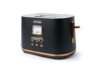 Muse MS-130BC - Broodrooster, 1.000 W, zwart/messing - thumbnail