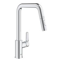 GROHE Start QuickFix Keukenkraan - met uittrekbare handdouche - met dual spray - voorsprong 22.1cm - chroom 30631000 - thumbnail