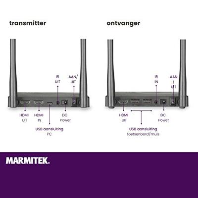 Marmitek TV Anywhere Wireless HD TV accessoire Zwart - thumbnail