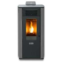 Qlima FIORINA90SLINE Pellet kachel Grijs - thumbnail