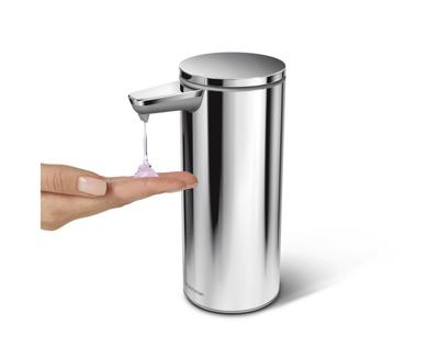 Simplehuman Zeepdispenser Sensor Oplaadbaar 266 ml RVS Glimmend Zilver