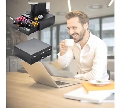 Koffiecapsulehouder BRASQ CD400 zwart Koffiecapsulehouder BRASQ CD400 zwart