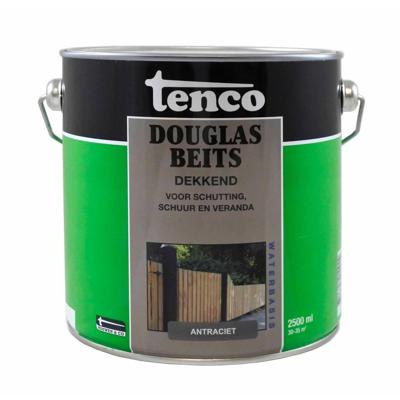 Douglas beits dekkend antraciet 2,5l verf/beits Tenco - Tenco