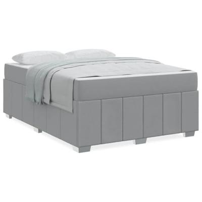 Bedframe Lichtgrijs 160 x 200 cm Stof