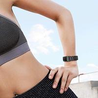 Fitbit Charge 3 & 4 metalen bandje - Zwart - thumbnail