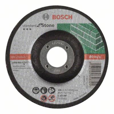 Bosch Accessories 2608603173 2608603173 Doorslijpschijf gebogen 115 mm 1 stuk(s) Steen Bosch Accessories 2608603173 2608603173 Doorslijpschijf gebogen 115 mm 1 stuk(s) Steen