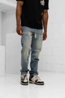 Black Bananas Straight Stitched Denim Broek Heren Blauw - Maat 36 - Kleur: Blauw | Soccerfanshop - thumbnail