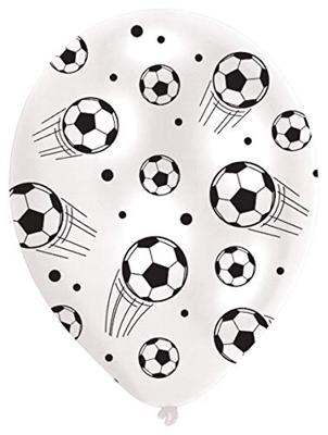 Basic Voetbal ballonnen 27.5 cm 6 stuks
