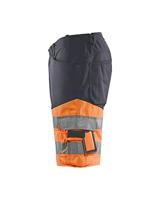 Blåkläder Short met stretch High-Vis 15411811/ | Medium Grijs/ High Vis Oranje | Maat 52 - 7330509748305 - thumbnail
